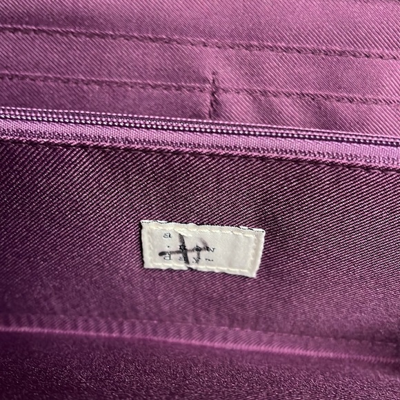 A New Day Purple Bow Detail Wristlet handbag - Picture 9 of 11